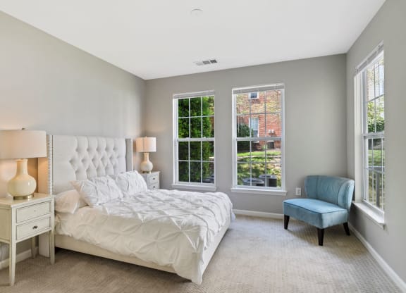 Gorgeous Bedroom at The Residences at King Farm, Rockville