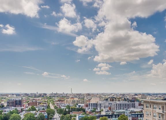 Rooftop view of DC at Highview and Castle Manor, Washington, Washington