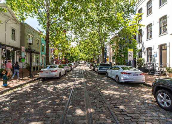 Serene Georgetown neighborhood