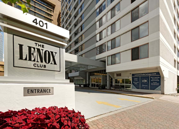 Building exterior at Lenox Club Apartments, National Landing, Arlington, VA 22202