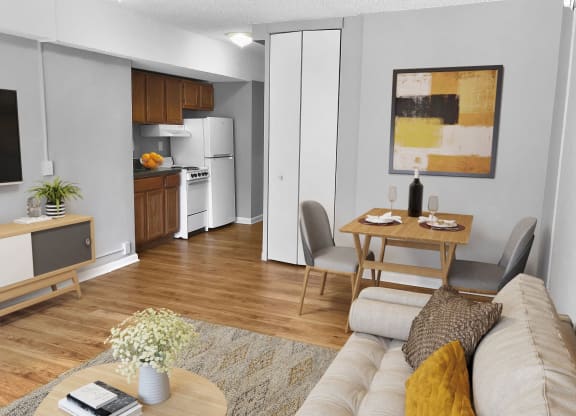 Living And Dining Area at Palisades, Washington, DC