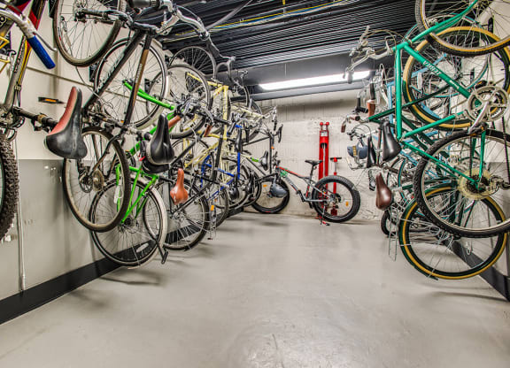 Bike room at Paramount, Washington, DC, 20011