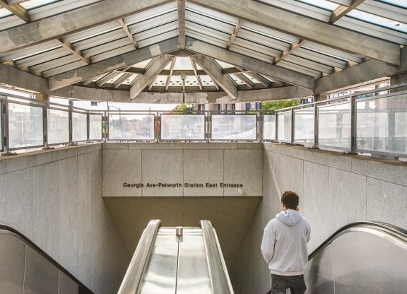 Nearby Petworth metro station at Paramount, Washington, DC