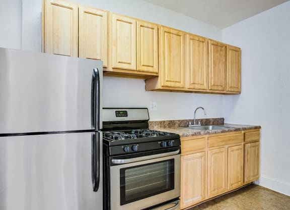 Renovated kitchen at Paramount, Washington, DC, 20011