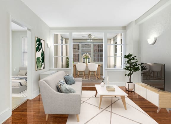 Modern Living Room at Paramount, Washington, Washington