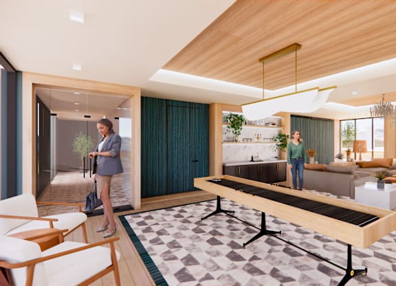 Coming Soon! Newly Renovated Party Room At Lenox Club in National Landing, Arlington, VA 22202