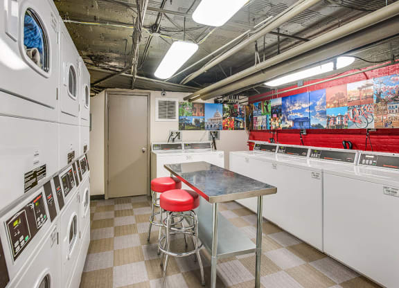 Laundry room at The Melwood, Washington, DC
