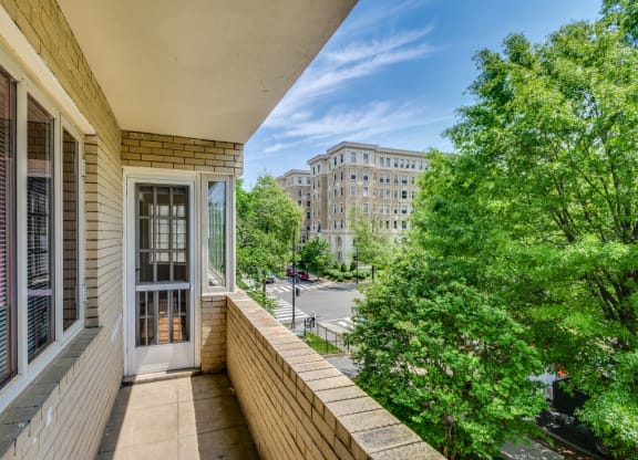 Balcony view at 2100 Connecticut, Washington, Washington