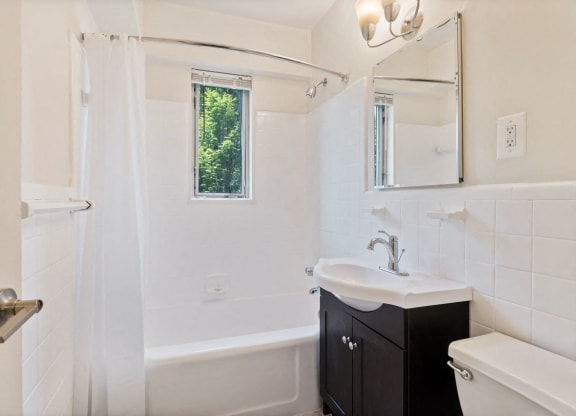 Apartment bathroom at 2100 Connecticut, Washington