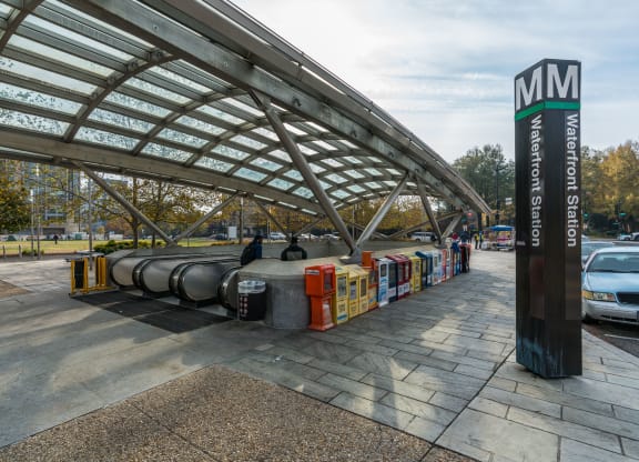 Nearby Waterfront Metro station at Valo Apartments, Washington, DC 20024