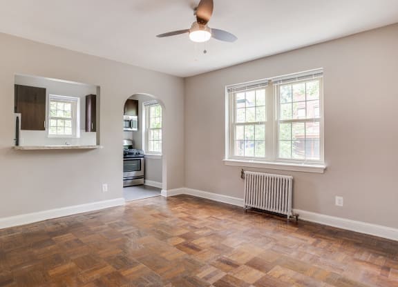 Unfurnished Living Room at 2231 Ontario, Washington, 20009