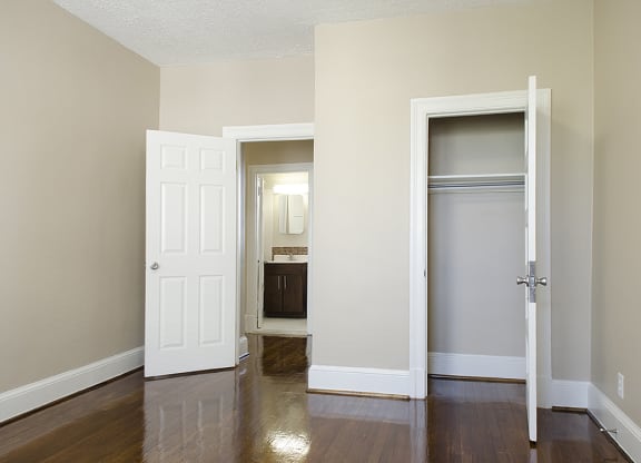 Two-bedroom apartment, second bedroom at 1630 Park, Washington