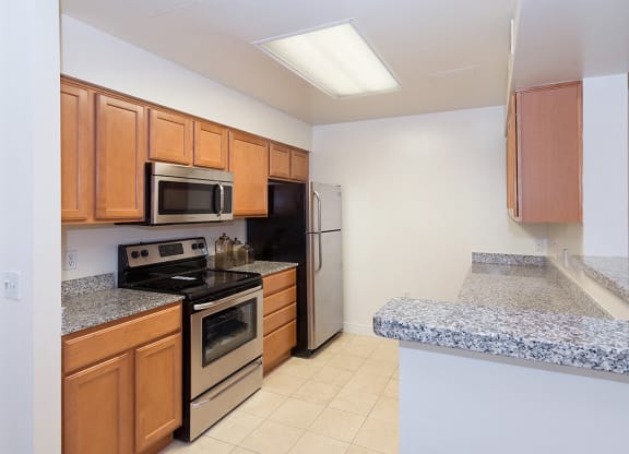 Kitchen at West End Residences, Washington, Washington