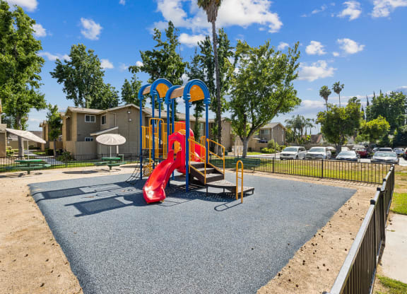 our playground is inviting children to play in the park