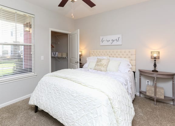 Bedroom With Expansive Windows at Hurstbourne Estates, Kentucky, 40223