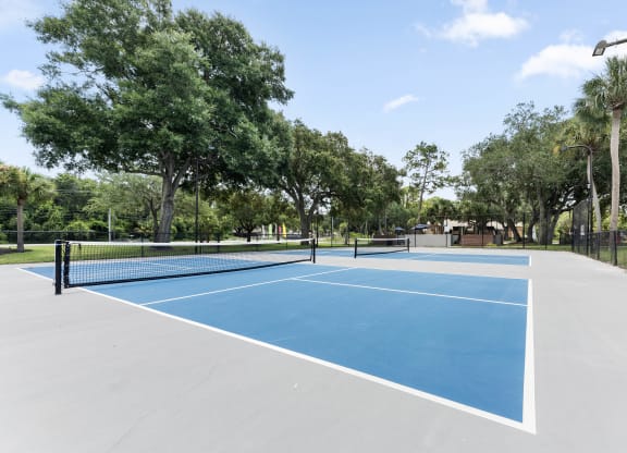 the tennis court at the preserve at ballantyne commons