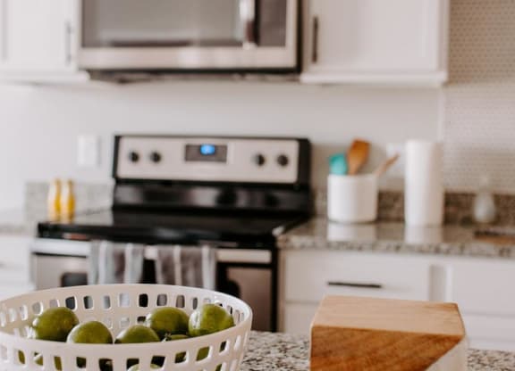 Kitchen View at Hello Apartments, Minneapolis, MN, 55427