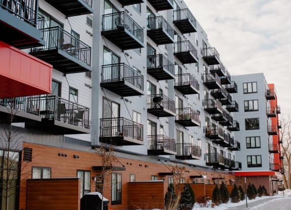 Property Balcony View at Hello Apartments, Minnesota
