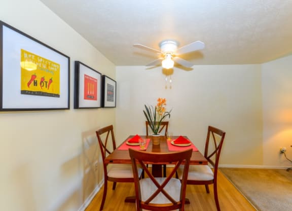 Model Dining Room at Stonetree, East Point