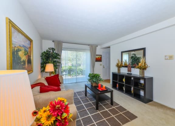 Model Living Room at Stonetree, East Point, GA, 30344