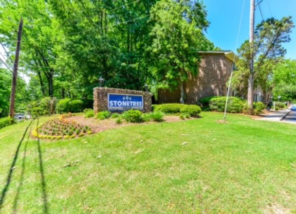 Property Signage at Stonetree, East Point, Georgia