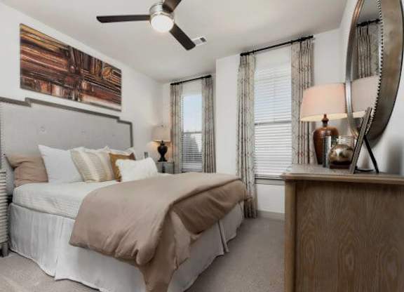 Carpeting & Ceiling Fans in Bedrooms