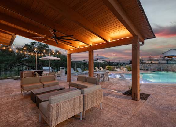 Outdoor Entertainment Areas at The Artesian at Bee Cave