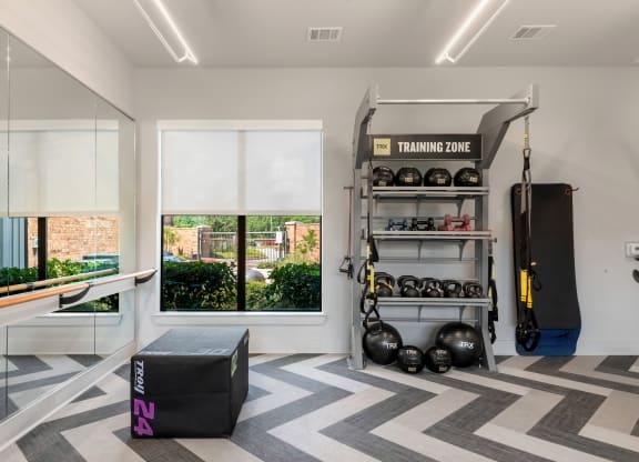 The Atwater Apartments Resident Lounge Fitness Center