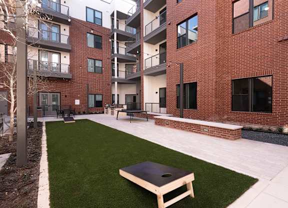 Community Courtyard With Entertainment