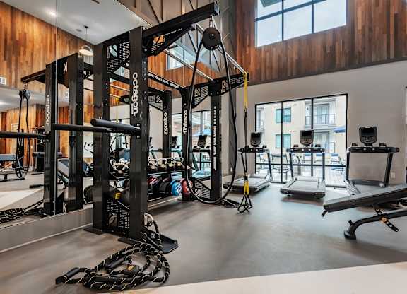 Gym With A Variety Of Equipment