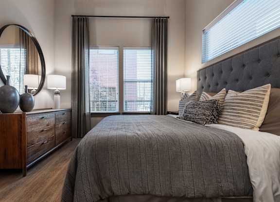 Spacious Bedroom With Large Windows