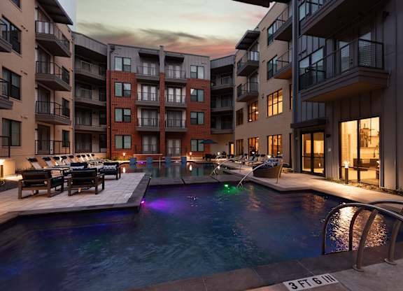 Evening Pool Retreat