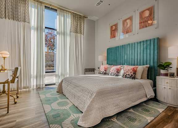 Apartment Bedroom at Tin Top at the Creamery