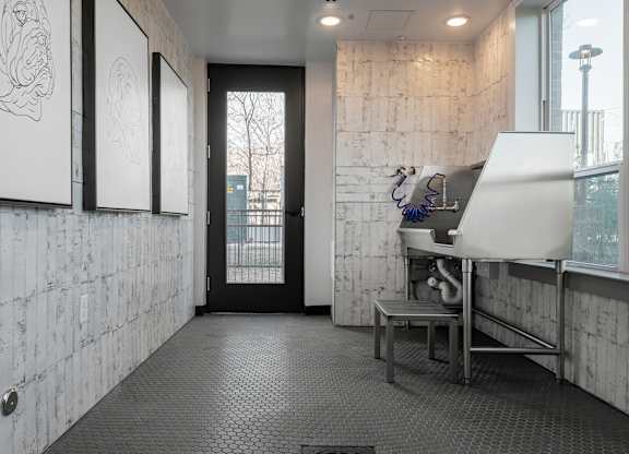 Pet Wash Station at Tin Top at the Creamery