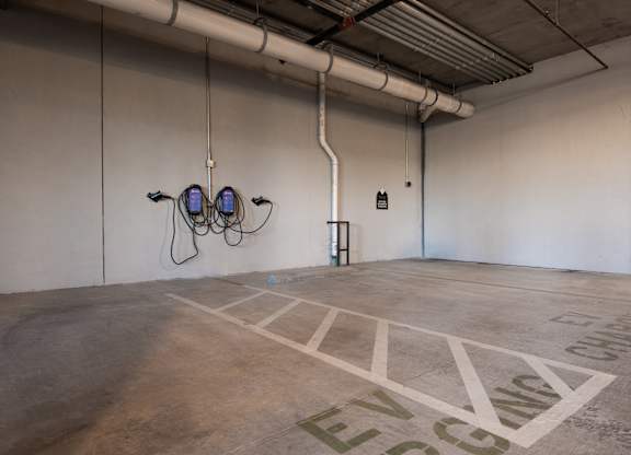 Electric Vehicle Charging at Tin Top at the Creamery Apartments