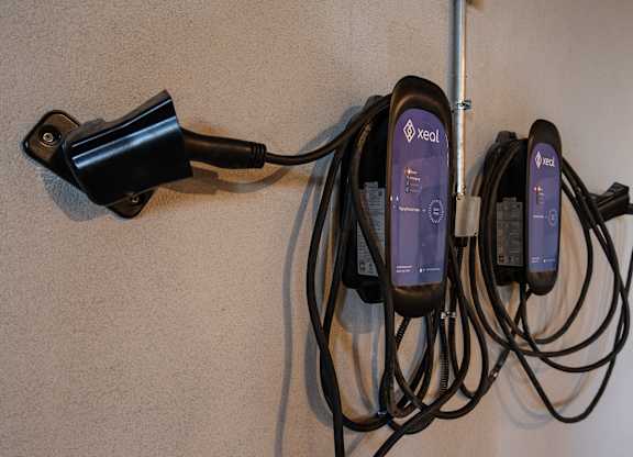 Electric Vehicle Charging at Tin Top at the Creamery Apartments