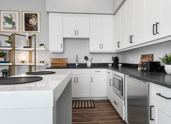 Apartment Kitchen at Tin Top at the Creamery