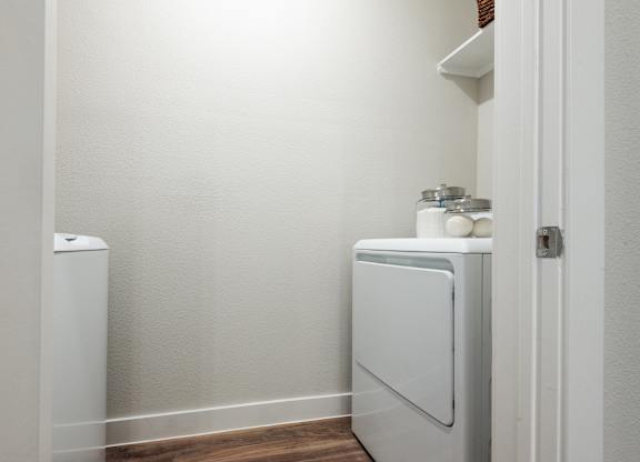 In Unit Washer and Dryer at Tin Top at the Creamery Apartments