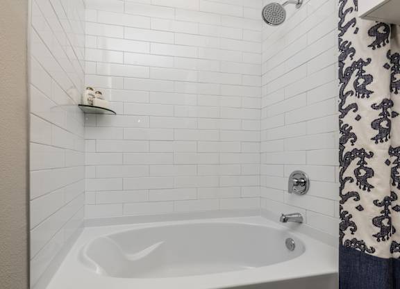 Garden Soaking Tub at Tin Top at the Creamery Apartments
