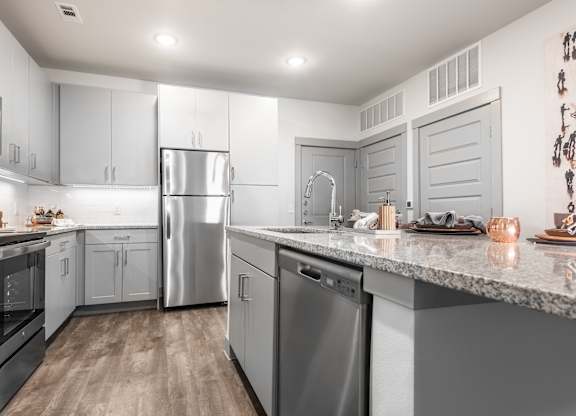 Upland Apartment Kitchen