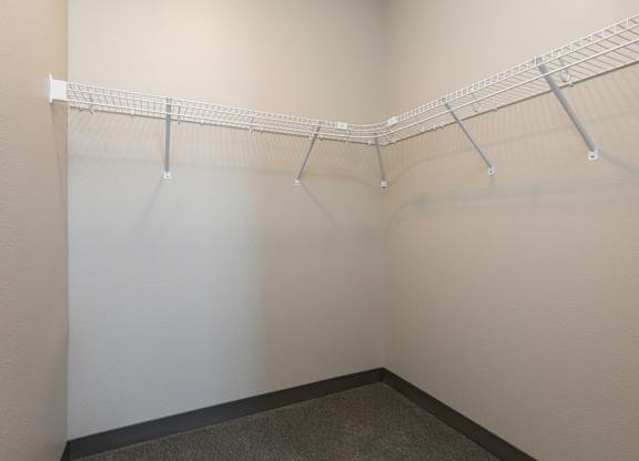 spacious closets