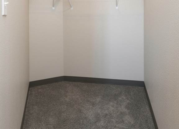 spacious closet