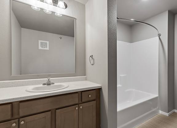 large bathroom with tub