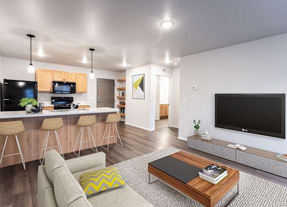 image of a living room with virtual furniture