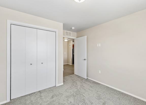 Bedroom with closet
