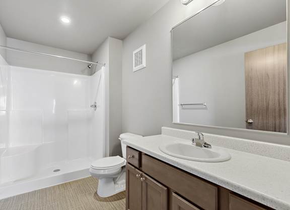 bathroom vanity with tub