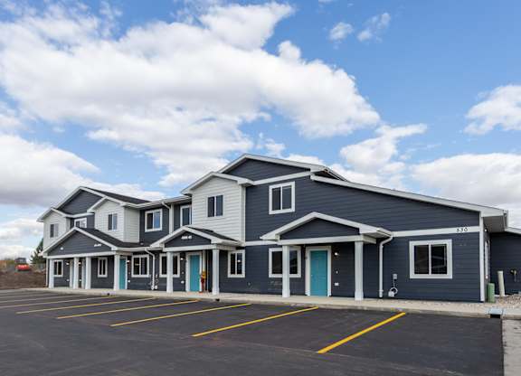 outside of townhome building