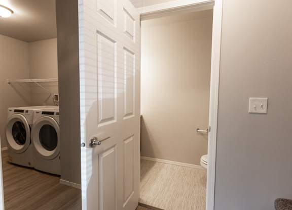 bathroom door entry way