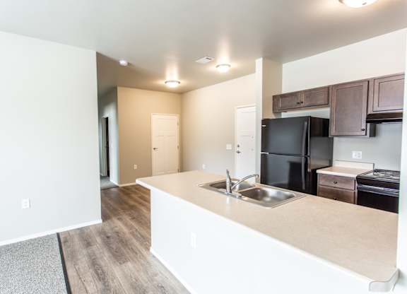 kitchen and dining