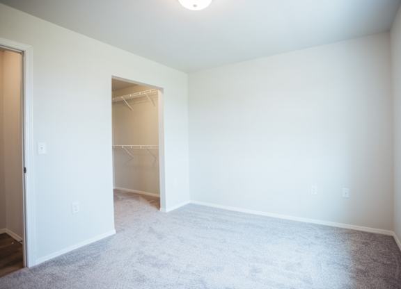 bedroom into closet door